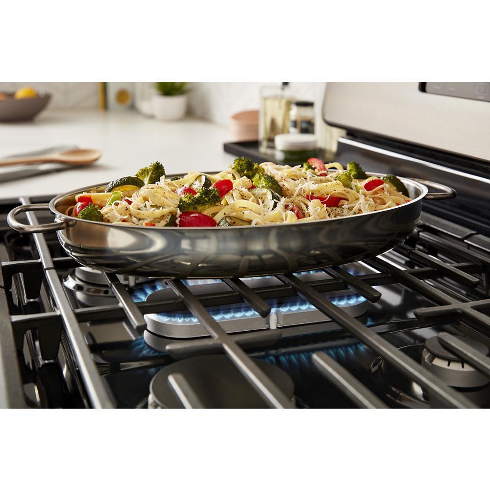 5.1 Cu. Ft. Freestanding Gas Range with Edge to Edge Cooktop