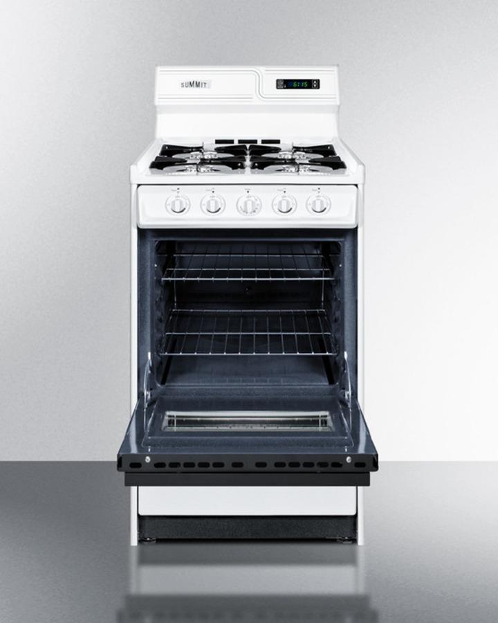 20" Wide Gas Range