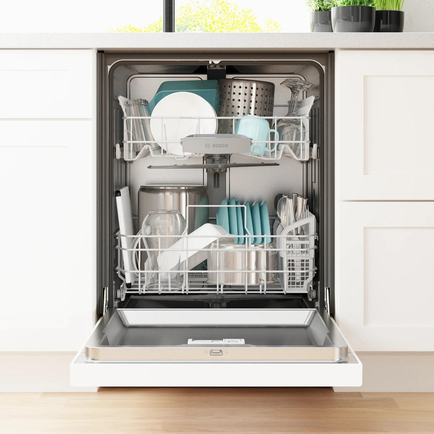 300 Series Dishwasher 24" White