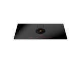 36" Induction downdraft cooktop black glass Nero