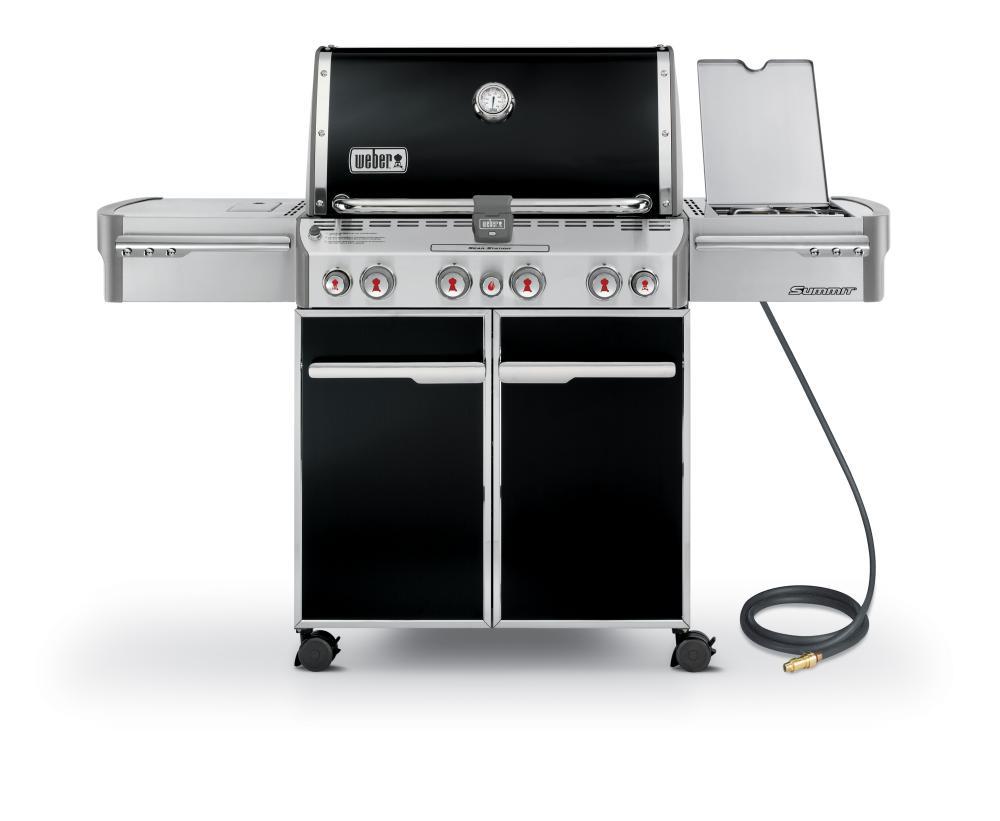 SUMMIT® E-470™ NATURAL GAS GRILL - BLACK