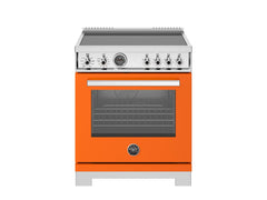 30 inch Induction Range, 4 Heating Zones, Electric Self-Clean Oven Arancio