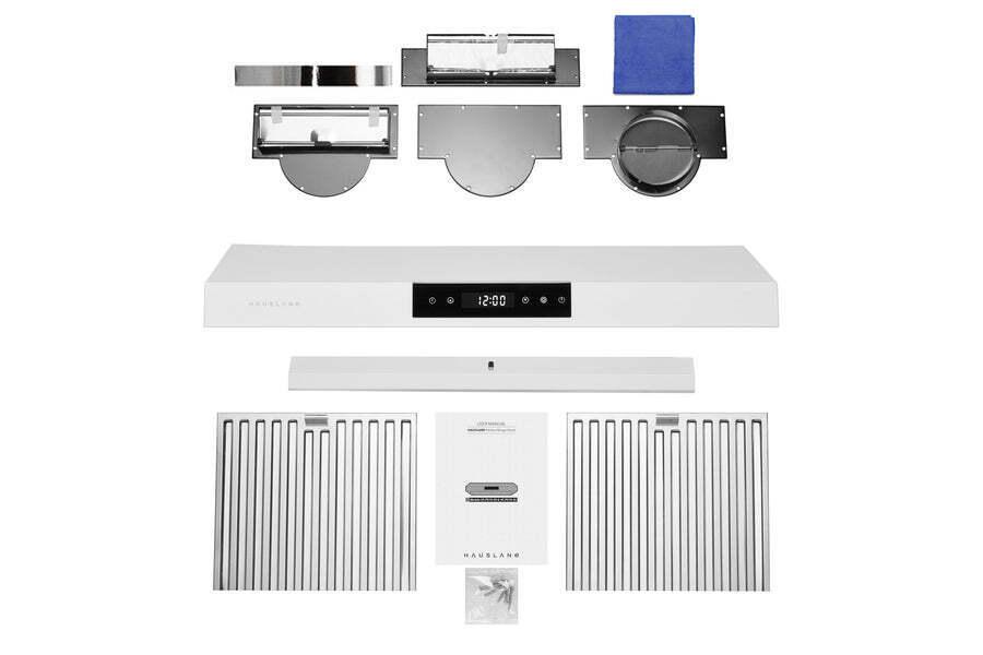 Hauslane  Chef 30-in Ducted Matte White Undercabinet Range Hood