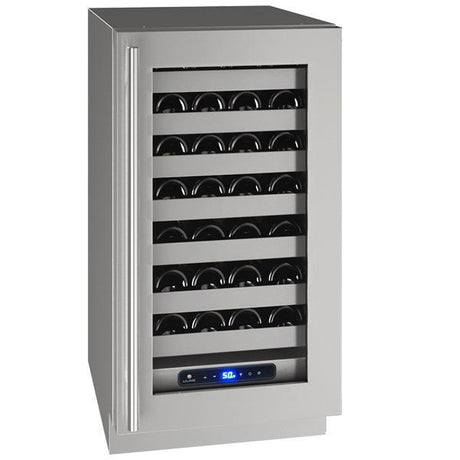 Hwc518 18" Wine Refrigerator With Stainless Frame Finish and Field Reversible Door Swing (115 V/60 Hz)