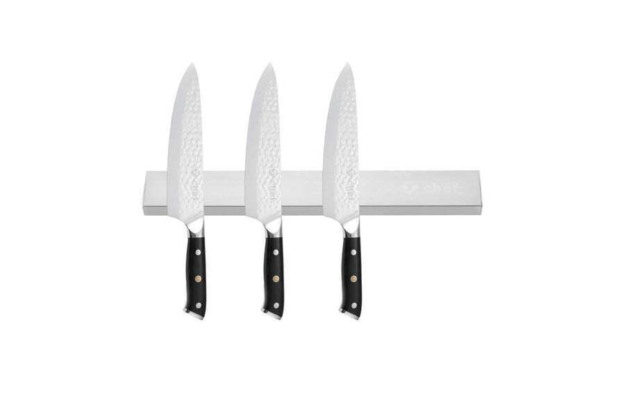 Chef Stainless Steel Magnetic Knife Bar Extra Strong Magnet Knife Holder - 11-34 Chef Series