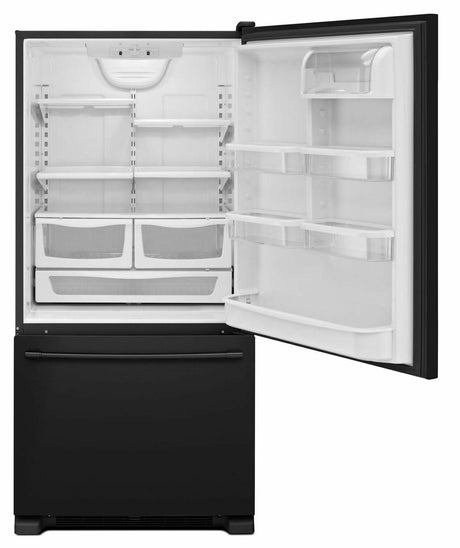 33-Inch Wide Bottom Mount Refrigerator - 22 Cu. Ft. - Black