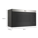 1.1 Cu. Ft. Flush Mount Microwave with Turntable-Free Design