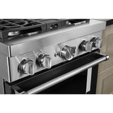 KitchenAid® 30'' Smart Commercial-Style Dual Fuel Range with 4 Burners