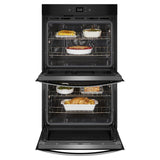 8.6 Total Cu. Ft. Double Wall Oven with Air Fry When Connected