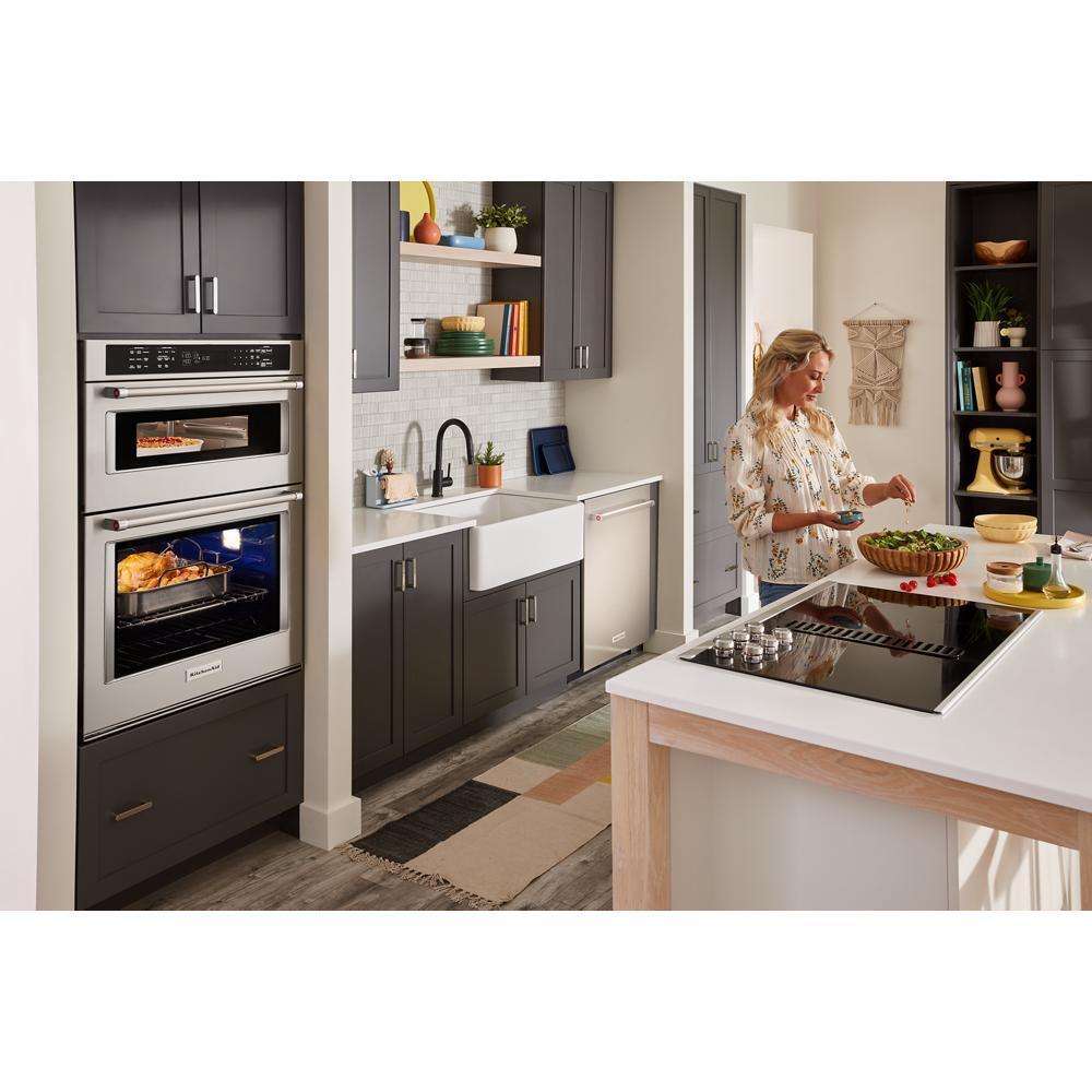 KitchenAid® 27" Combination Microwave Wall Ovens with Air Fry Mode.