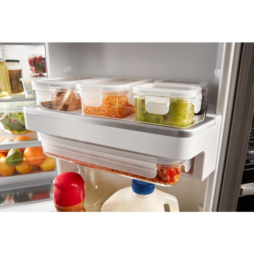 36-inch Wide 4 Door Refrigerator with Prep and Store Bins - 26 Cu. Ft.