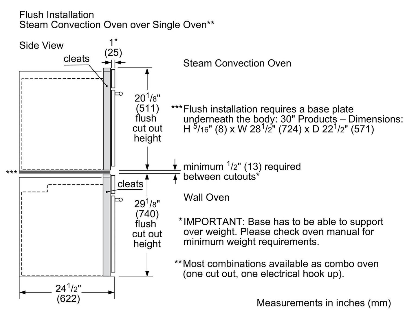 800 Series Single Wall Oven 30" Black Stainless Steel