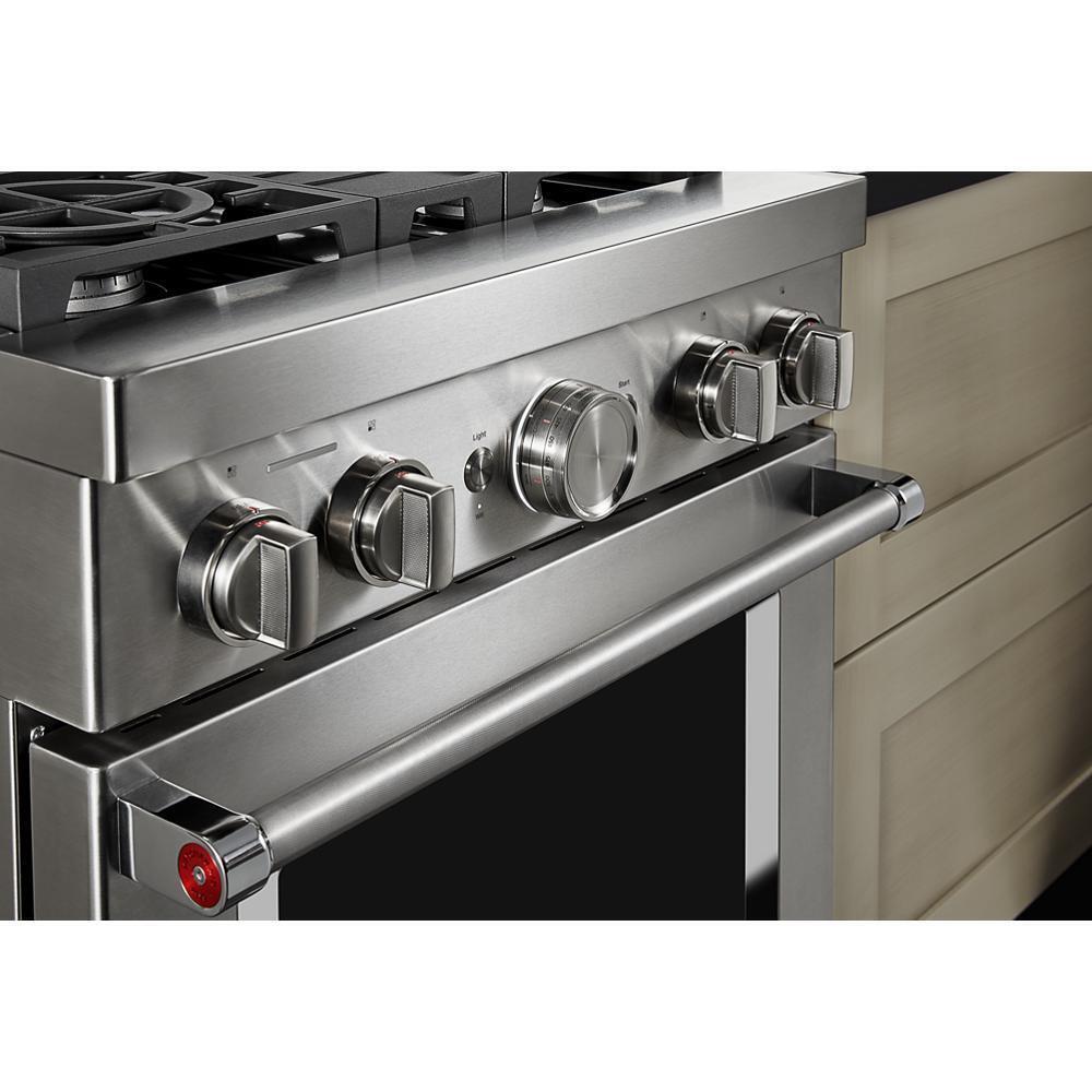 KitchenAid® 30'' Smart Commercial-Style Dual Fuel Range with 4 Burners