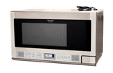 1.5 cu. ft. 1100W Stainless Steel Sharp Over-the-Counter Carousel Microwave Oven