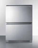 24" Wide 2-drawer Refrigerator-freezer, ADA Compliant