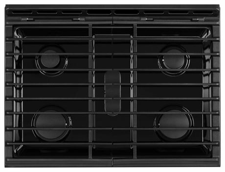 5.8 Cu. Ft. Slide-In Gas Range with EZ-2-Lift™ Hinged Grates - Black Ice