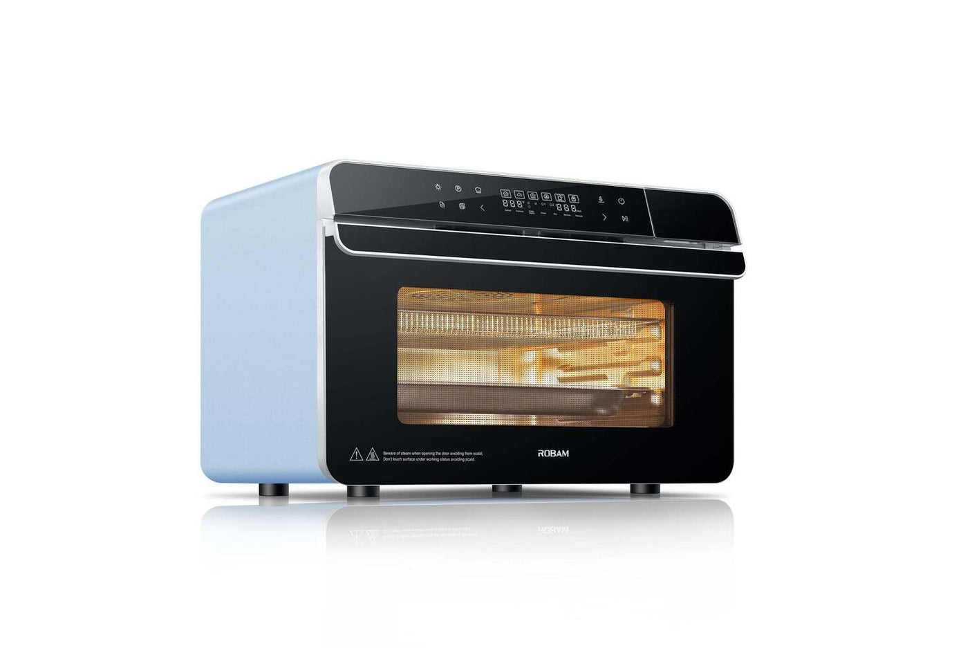 ROBAM R-Box Blue Convection Toaster Oven with Rotisserie (1800-Watt)