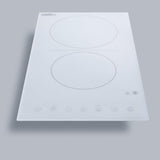 12" Wide 230v 2-burner Radiant Cooktop