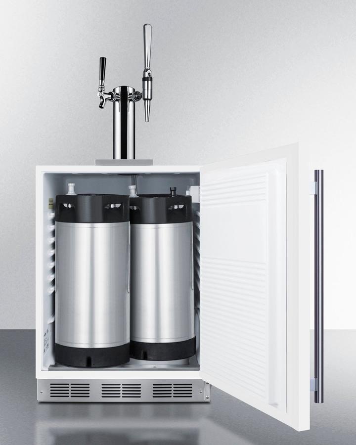 24" Wide Built-in Coffee Kegerator, ADA Compliant