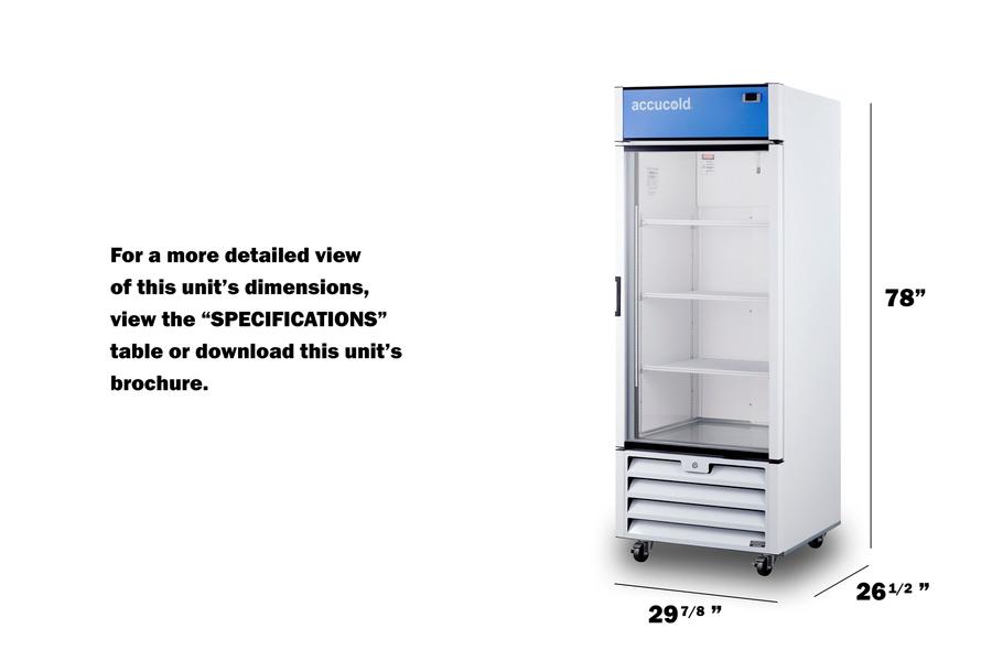 30" Wide Healthcare Refrigerator