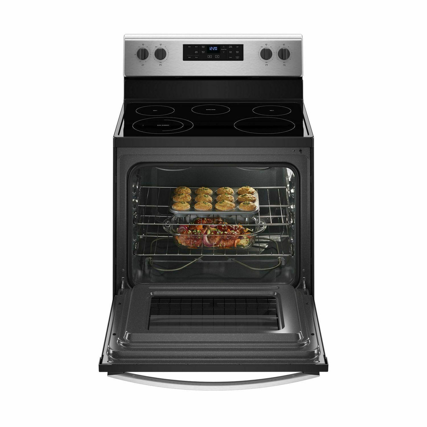 5.3 cu. ft. Freestanding Electric Range with 5 Elements - Fingerprint Resistant Stainless Steel