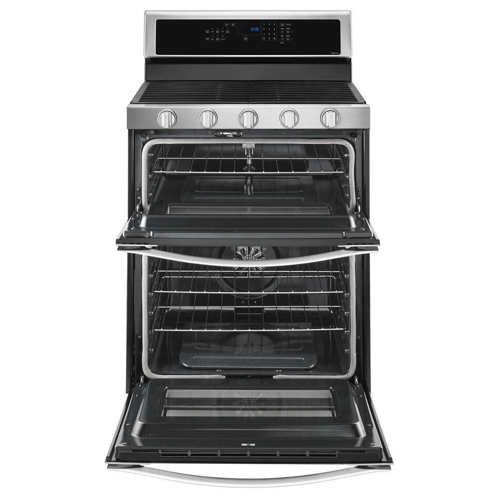 6.0 Cu. Ft. Gas Double Oven Range with EZ-2-Lift™ Hinged Grates