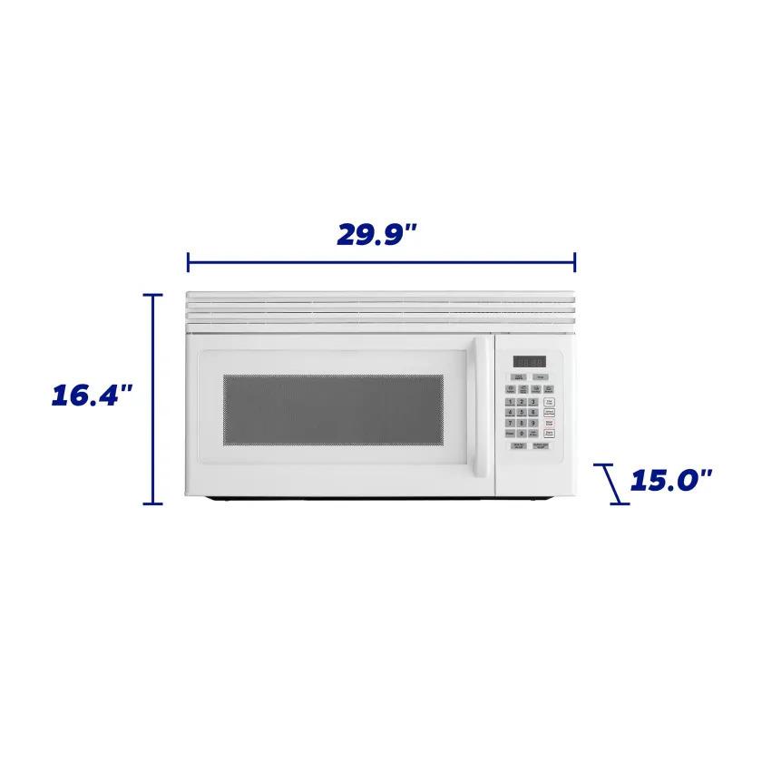 Element 1.6 cu. ft. Over-the-Range Microwave - White (EM1601RQCW)