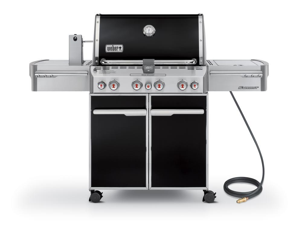 SUMMIT® E-470™ NATURAL GAS GRILL - BLACK