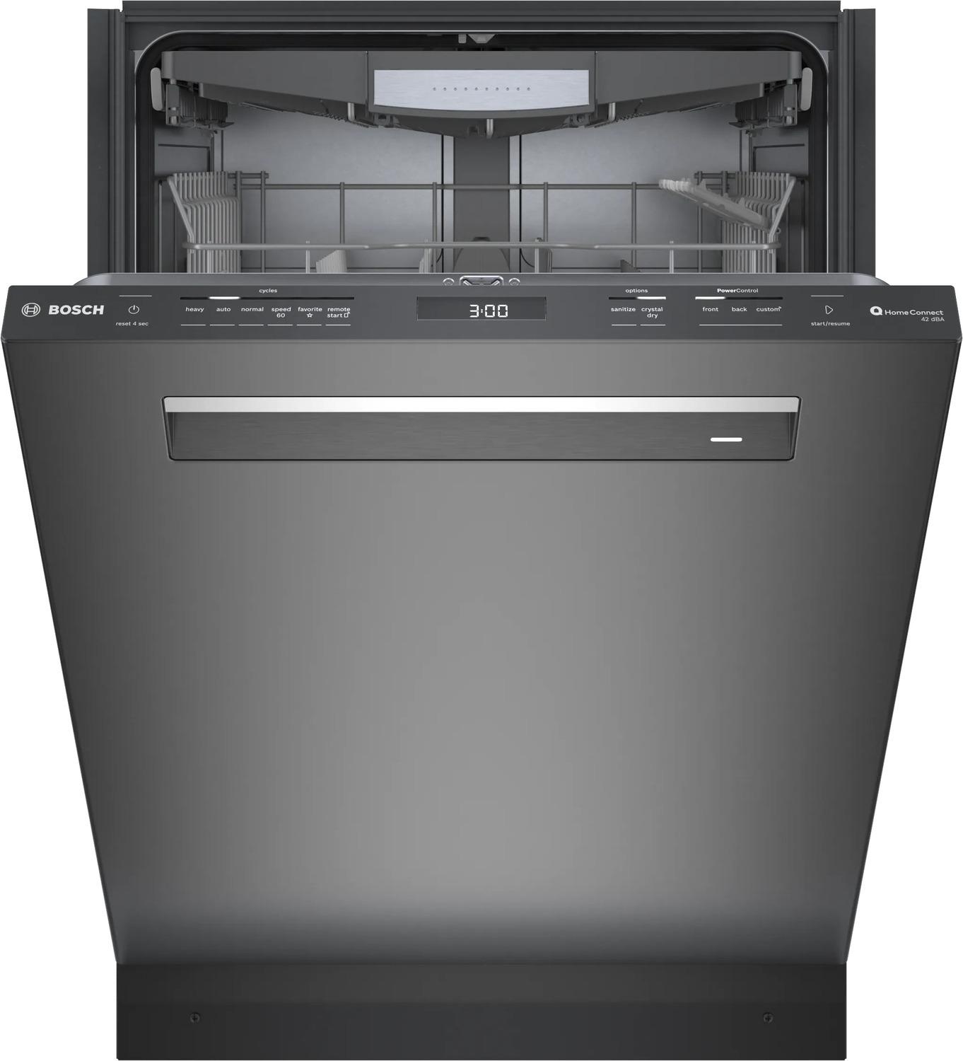 800 Series Dishwasher 24" Brushed black steel anti-fingerprint