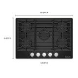 30" Gas-on-Glass Cooktop