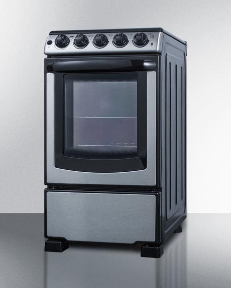 20" Wide Electric Smooth-top Range