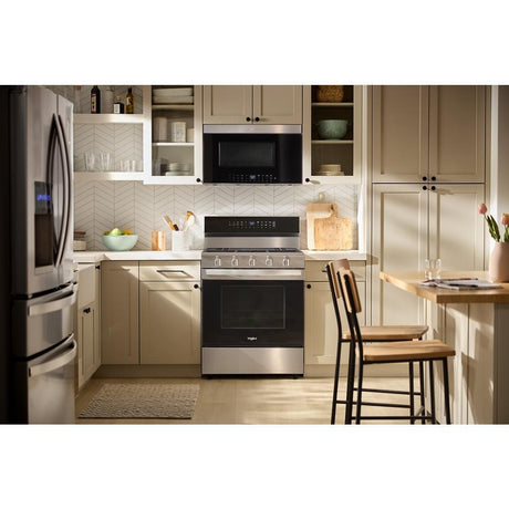 30-inch Smart Gas Range with Air Cooking Technology, No Preheat Air Fry, Steam/Self Clean and High Speed Preheat