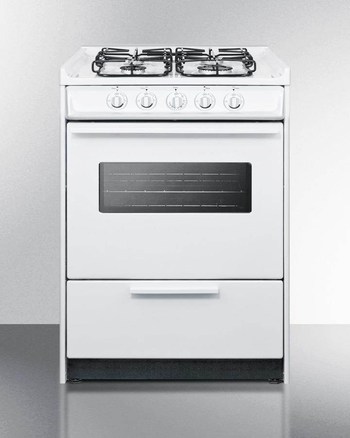 24" Wide Gas Range