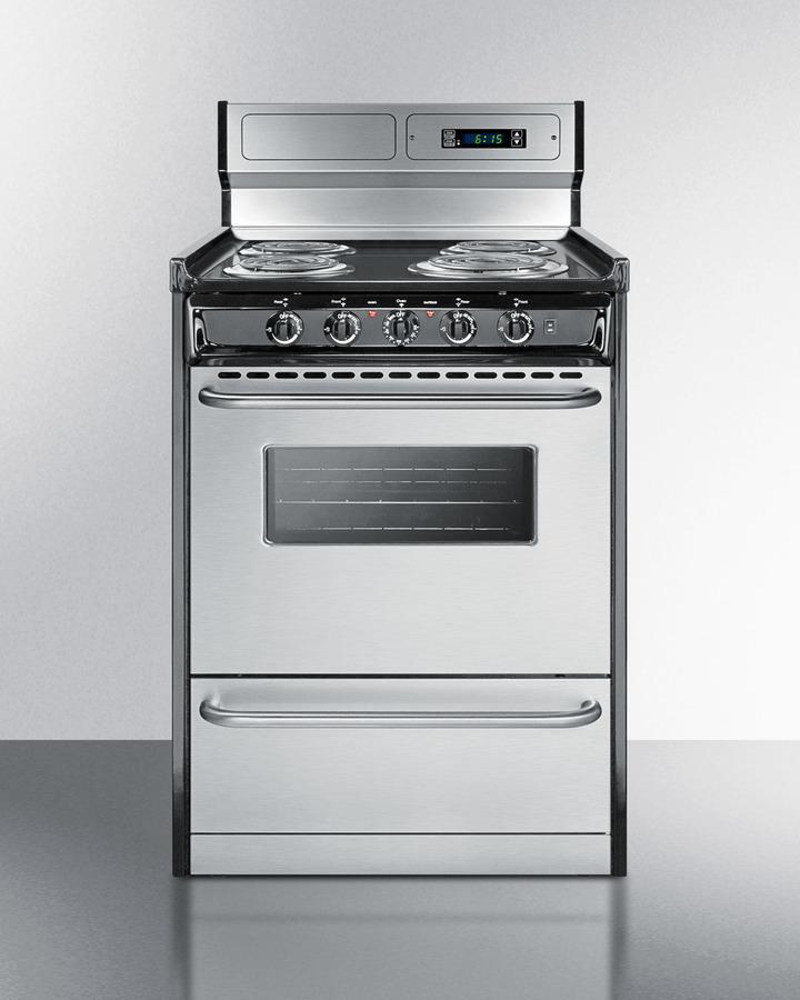24" Wide Electric Coil Range