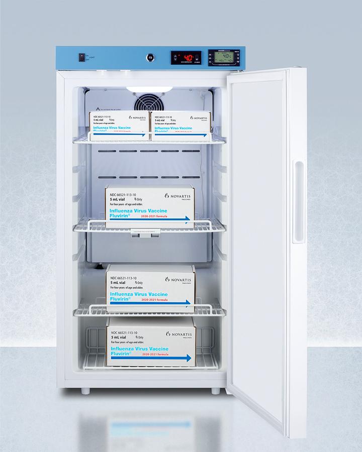 19" Wide Medical Refrigerator, Certified To Nsf/ansi 456 Vaccine Storage Standard