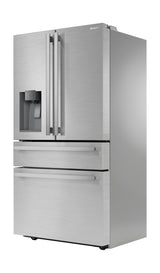 Sharp French 4-Door Counter-Depth Refrigerator with Water Dispenser