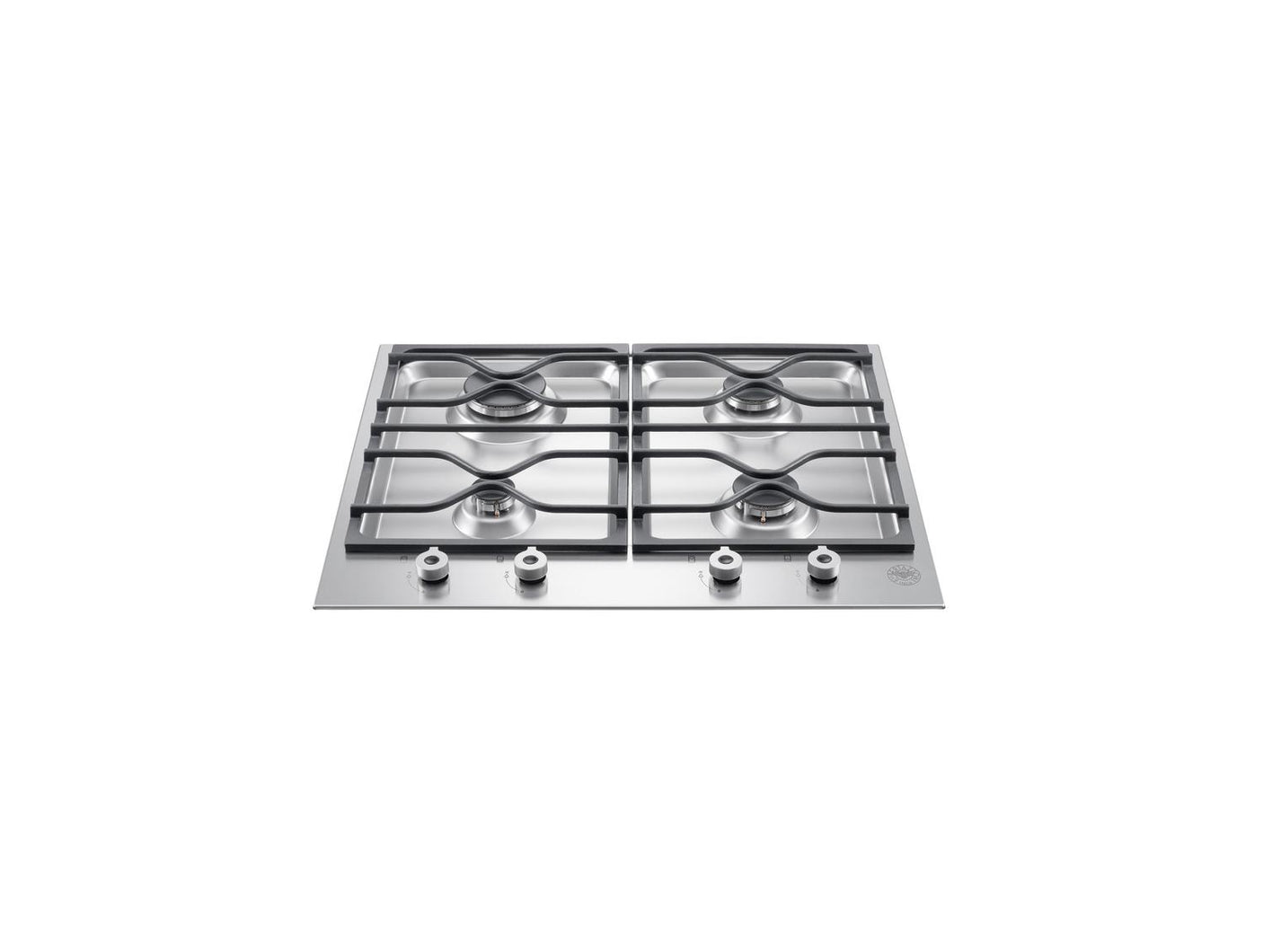 24 Segmented cooktop 4-burner Stainless Steel