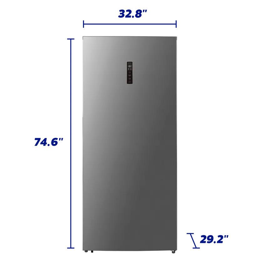 Element 21.2 cu. ft. Upright Convertible Freezer / Refrigerator - Stainless Steel, ENERGY STAR (EHUF21CECS)