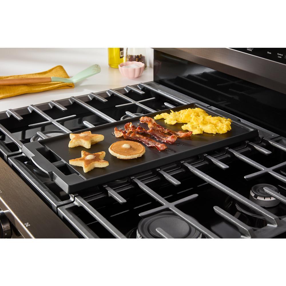 30-inch Gas Range with Air Cooking Technology, No Preheat Air Fry and Air Baking and Self Clean