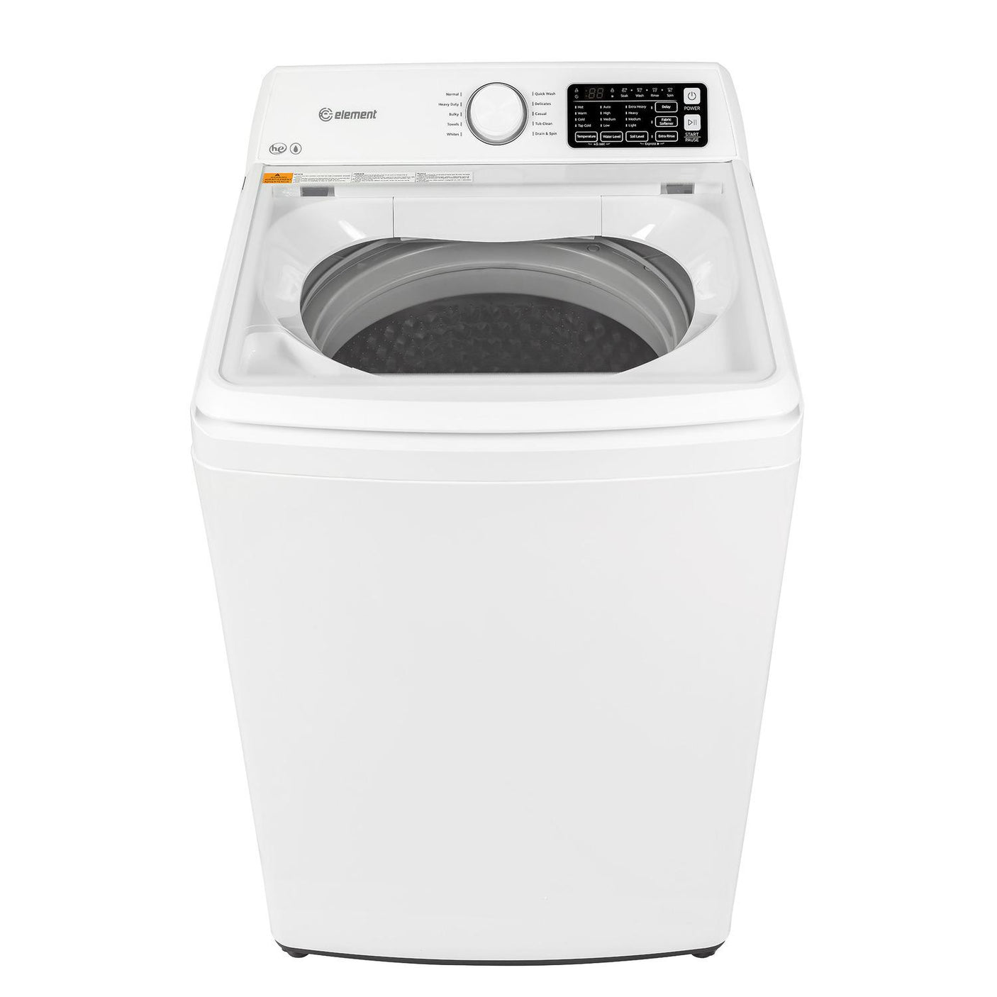 Element Electronics 3.7 cu. ft. Top Load Washing Machine with Agitator - White (ETW3725BW)