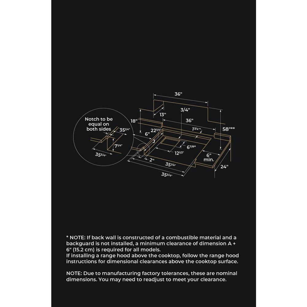 RISE™ 36" Gas Rangetop