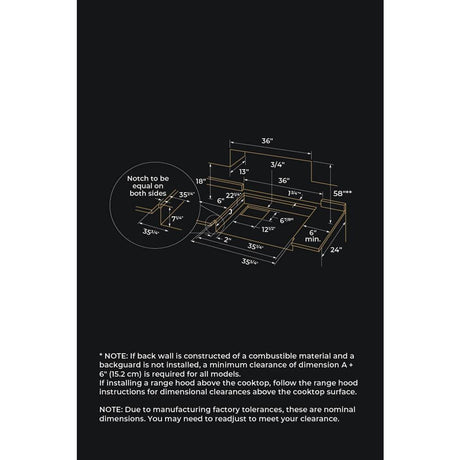 RISE™ 36" Gas Rangetop