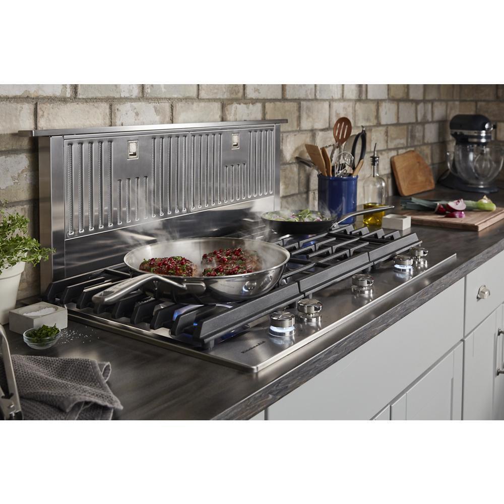 36" 5-Burner Gas Cooktop with Griddle