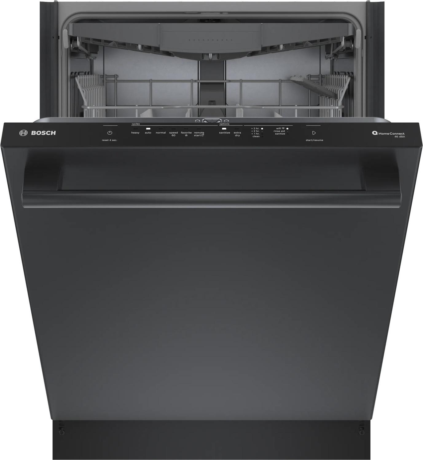 100 Premium Dishwasher 24" Black stainless steel