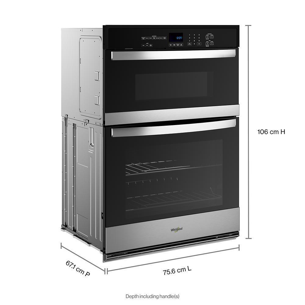 6.4 Total Cu. Ft. Combo Self-Cleaning Wall Oven