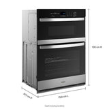 6.4 Total Cu. Ft. Combo Self-Cleaning Wall Oven