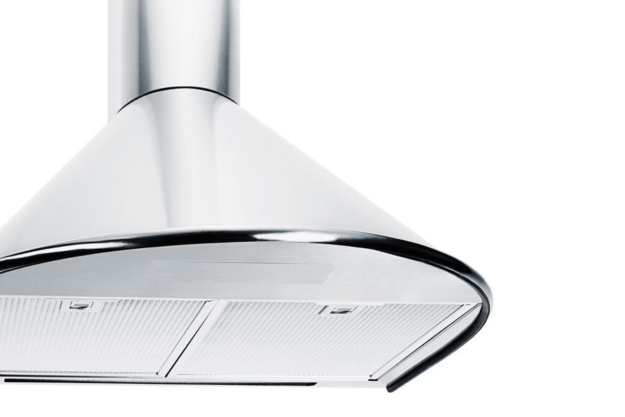 24" Wide Wall-mounted Range Hood, ADA Compliant