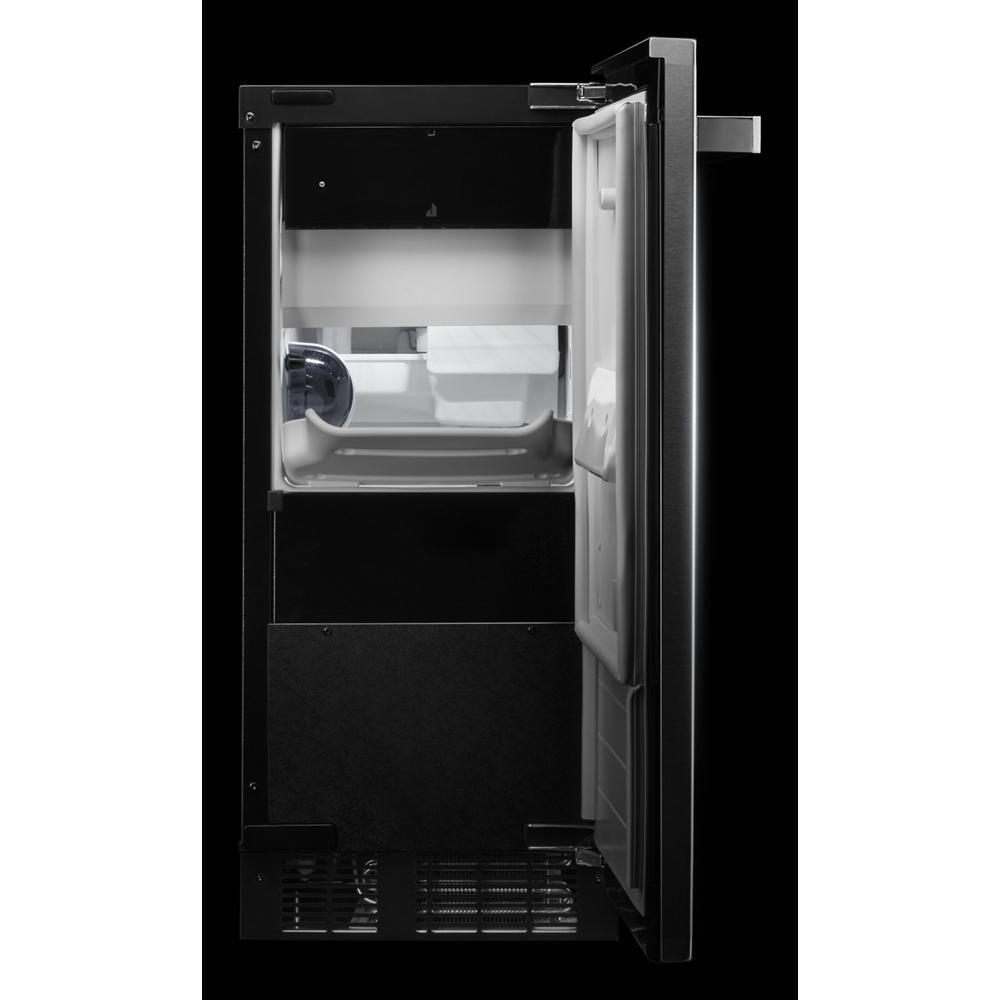 Panel-Ready 15" Undercounter Ice Machine with Articulating Hinge with Drain Pump