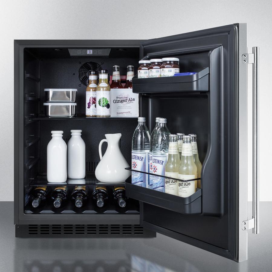 24" Wide Built-in All-refrigerator, ADA Compliant