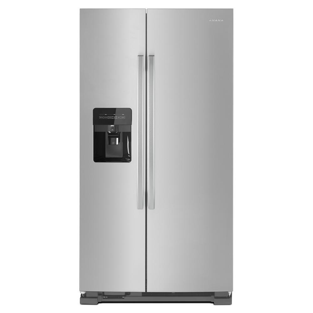 33-inch Side-by-Side Refrigerator with Dual Pad External Ice and Water Dispenser